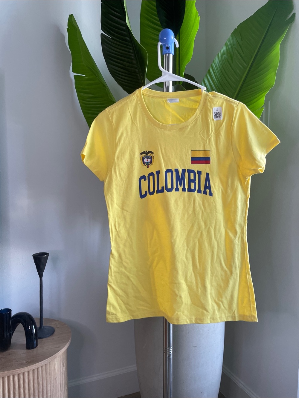 Colombia Graphic Yellow Tee